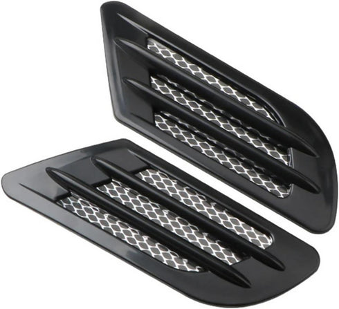 Chrome Decorative Side Ventilation Scoop(Pack of 2)